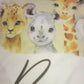 Safari Animals Personalised Nursery Cushion