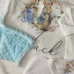 Blue Bunny - Personalised Baby Blanket Gift Set