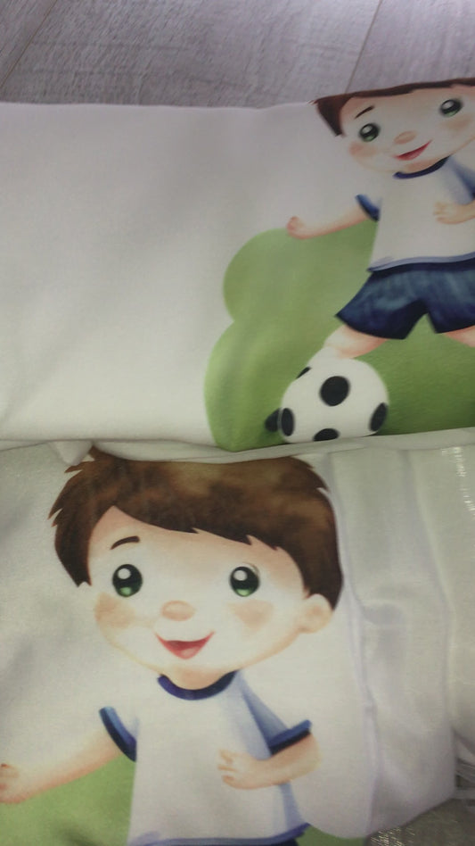 Little Footballer - Personalised Duvet Cover Set