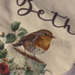 Personalised Robin Bird Design Quality Linen Apron Gift Set