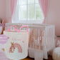Personalised Pink Bunny Rainbow Large Toy basket
