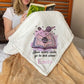 Personalised Kids Super Soft Book Lovers Blanket