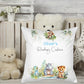 Colourful Safari Animals Kids Personalised  Pocket Pillow