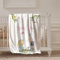 Alice in Wonderland Personalised Baby Blanket Cushion Gift