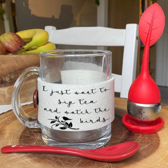 Personalised Tea Quote Mug Gift Set With Infuser