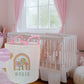 Personalised Daisy Arches Style Toy basket Gift Set With Cushion