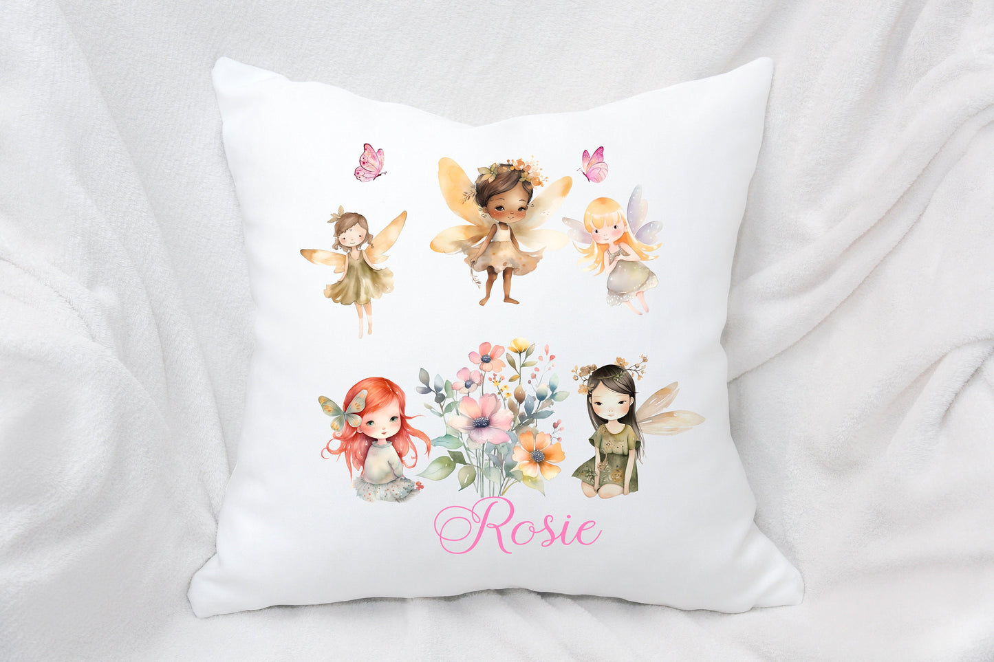 Floral Fairy Friends - Personalised Duvet Cover Set