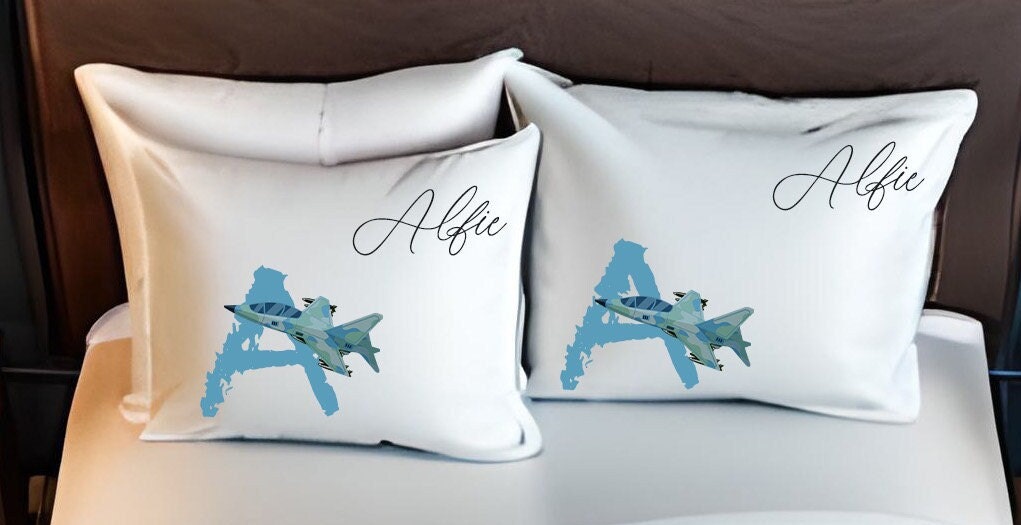 Fighter Jet Little Pilot - Personalised Duvet Cover Set